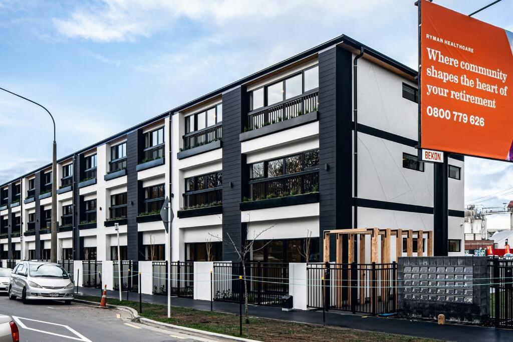 Stellar Central City Apartment - Hagley Park Christchurch Kültér fotó