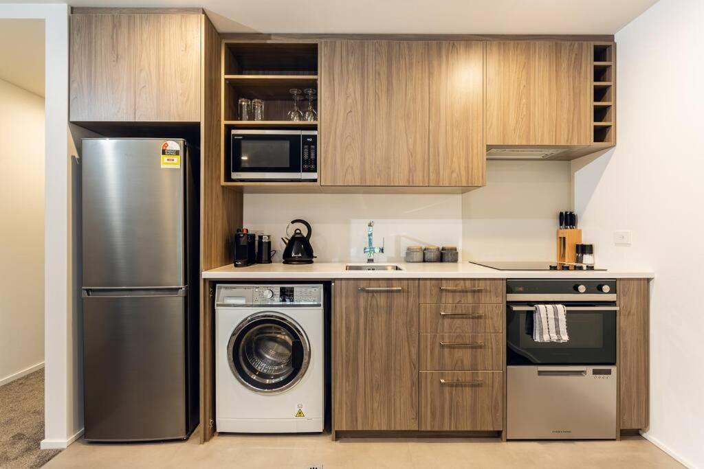 Stellar Central City Apartment - Hagley Park Christchurch Kültér fotó